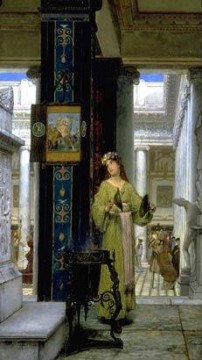  romantischer Kunst - Im Tempel Opus 1871 romantischer Sir Lawrence Alma Tadema